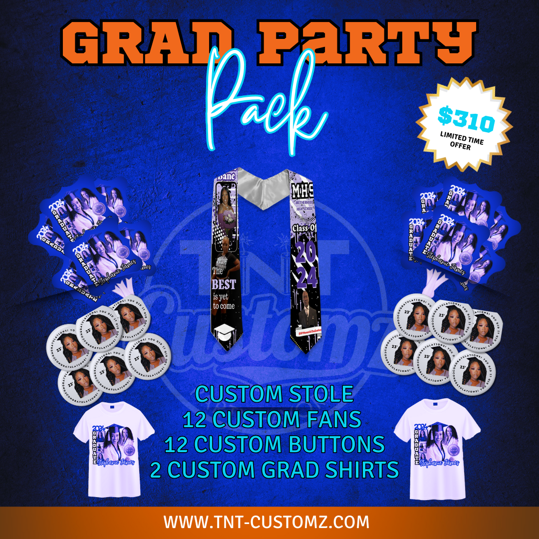 GRAD PARTY PACK – TNT CUSTOMZ
